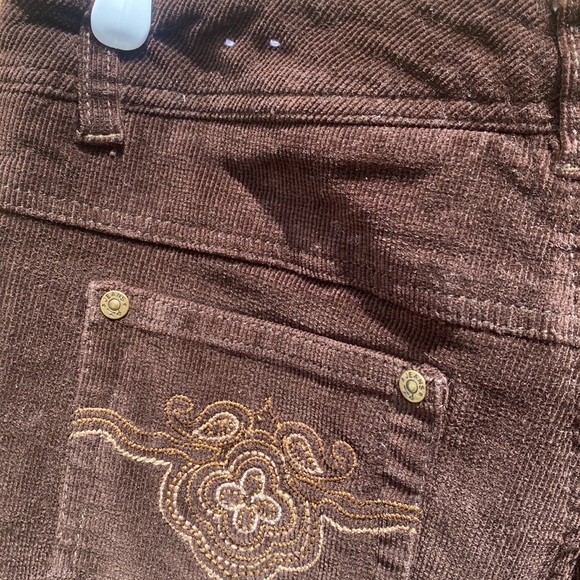 🤗323-UR Powerful ❤️~POINTZERO-Brown Corduroy Stretch Flares - Picture 15 of 15